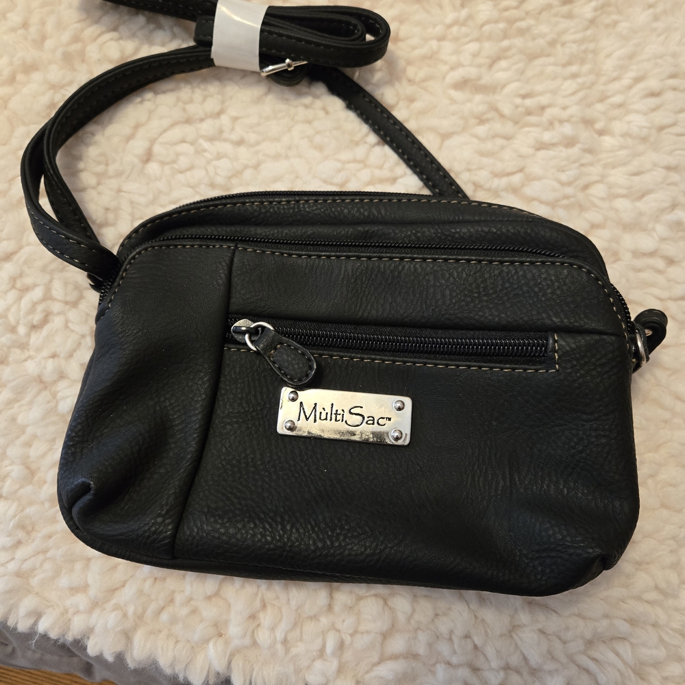 MultiSac Black Crossbody Bag
